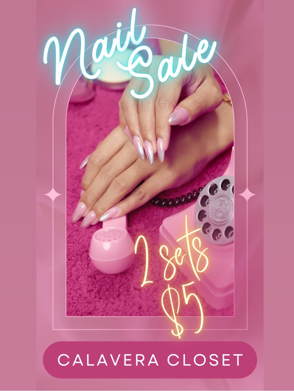 2 for $5 NAIL SALE LIVE SHOW